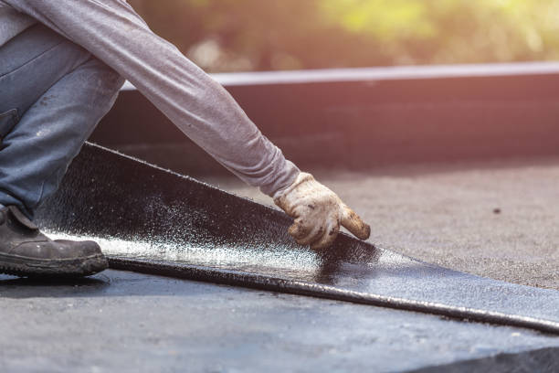 Professional Wet Basement Repair technician working in New Goshen, IN